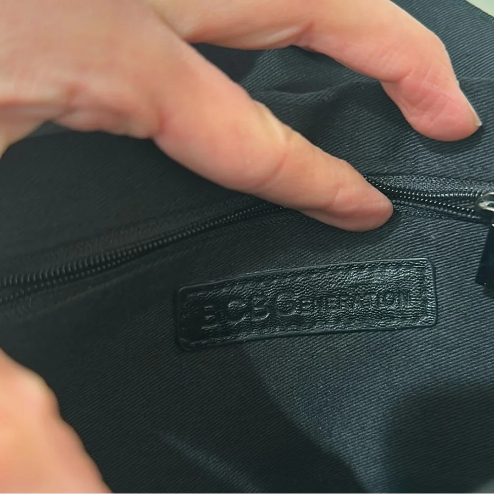Black envelope crossbody bag